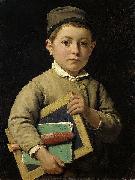 Albert Anker, Schoolboy